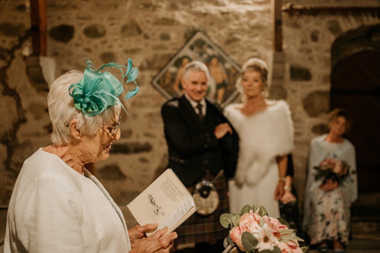 including friends and family with a reading in your wedding ceremony with mary gibson the celebrant angel aberdeen