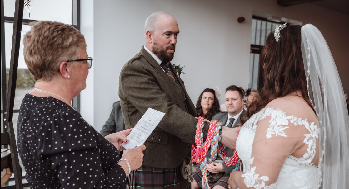 how does a celebrant personalise your ceremony with the celebrant anger
