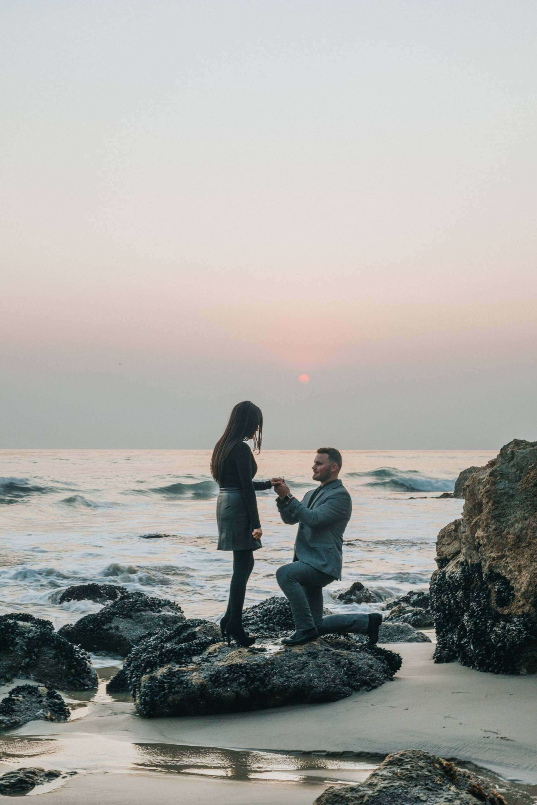 nathan-dumlao-wok8ytqf-qM-unsplash (1) (1) (1) couple on the beach at dawn proposing couples ceremonies wedding ceremonies with the celebrant angel