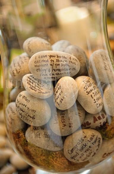 wishing stones alternative wedding guest book with the celebrant angel aberdeen