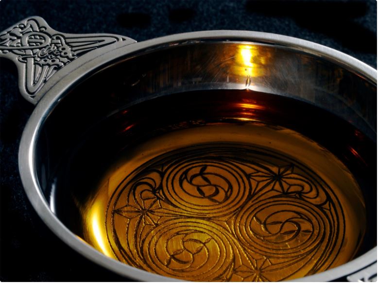 quaich A Quaich ceremony with the celebrant angel