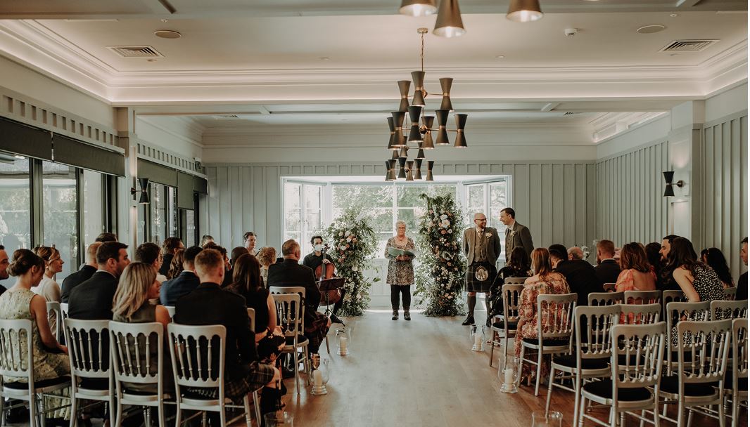 hazelehad anna and scott salter wedding with the celebrant angel aberdeen