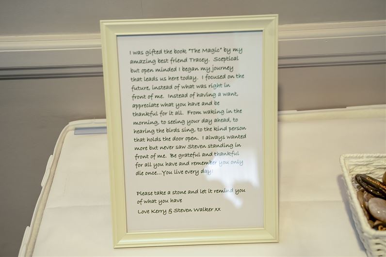 favours wedding favours at kerry and steve walkers wedding with the celebrant angel aberdeen