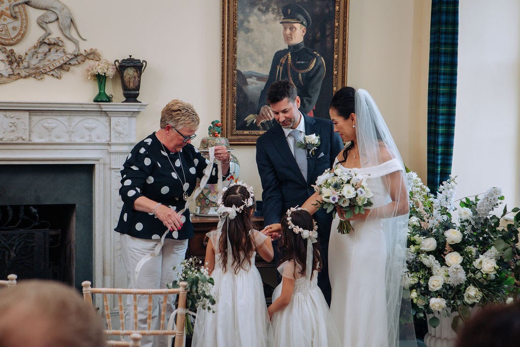 hand fasting liz and matthew Liz and Matthew Wie wedding and handfasting with the celebrant angel aberdeen