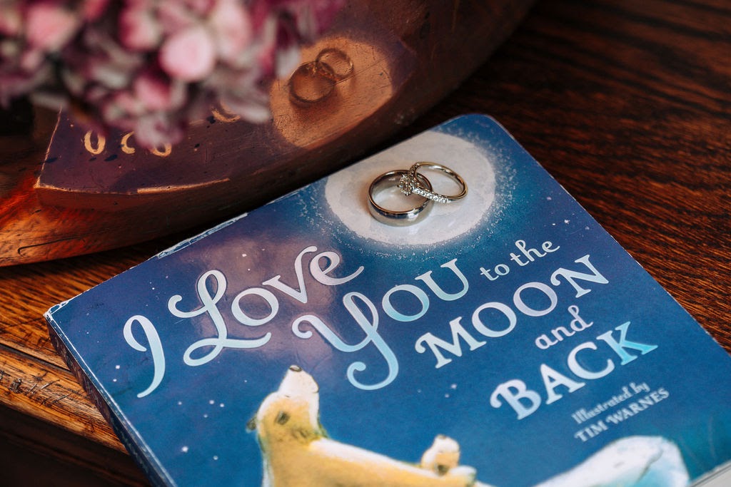 love you to the moon and back the wie family wedding the the celebrant angel aberdeen