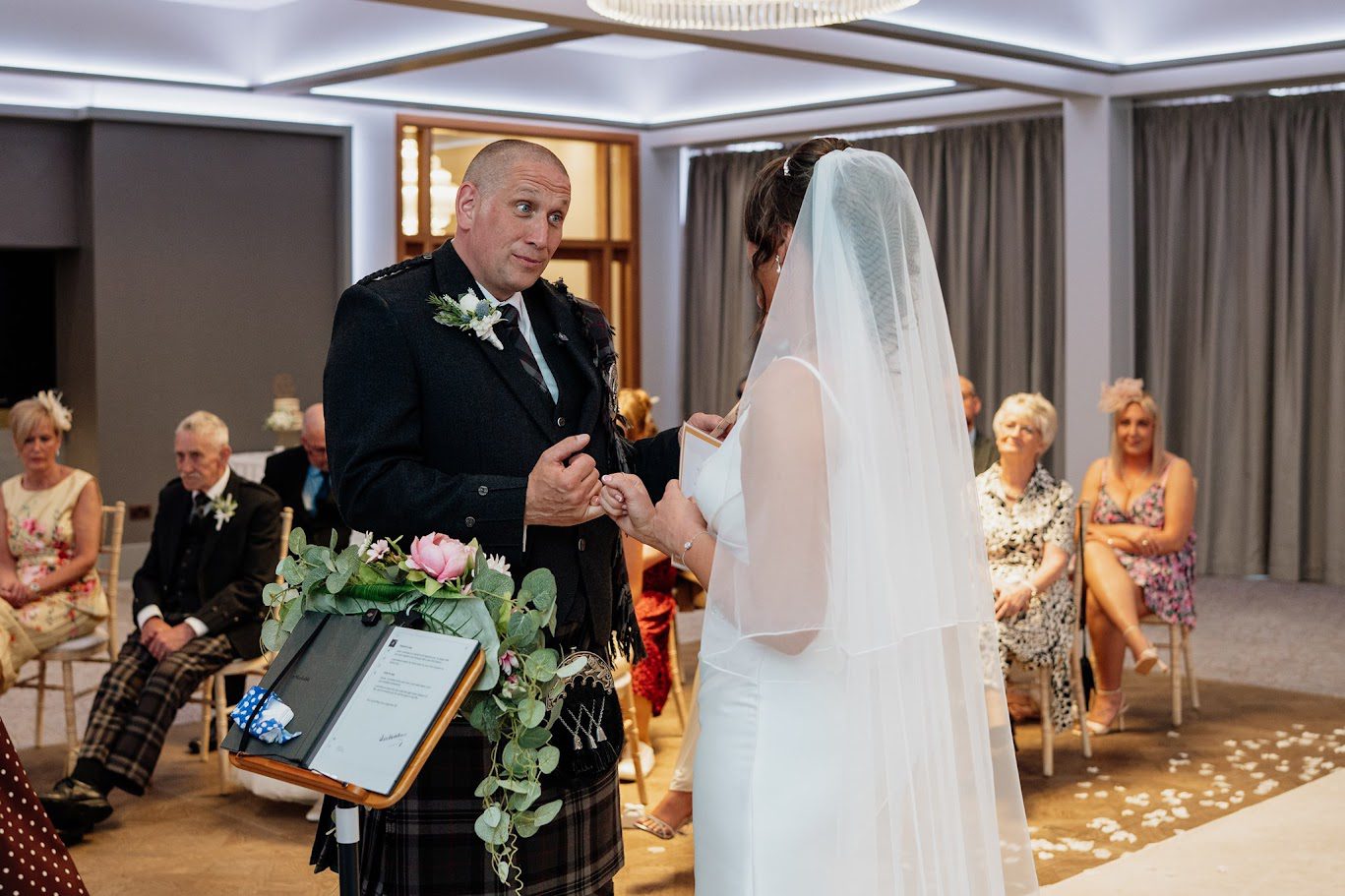 a pinkie promise as part of your vows 