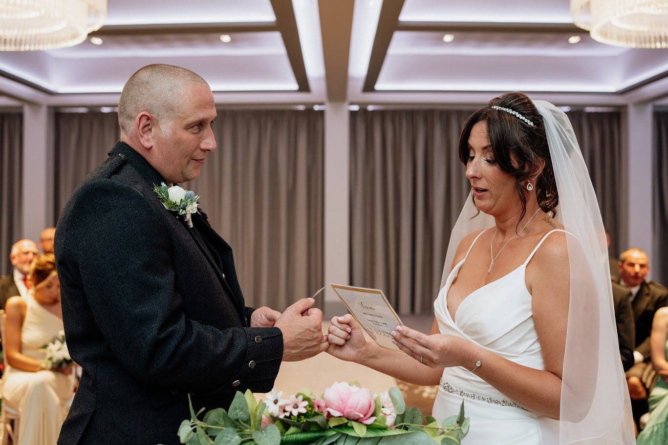 a pinkie promise as part of your wedding vows