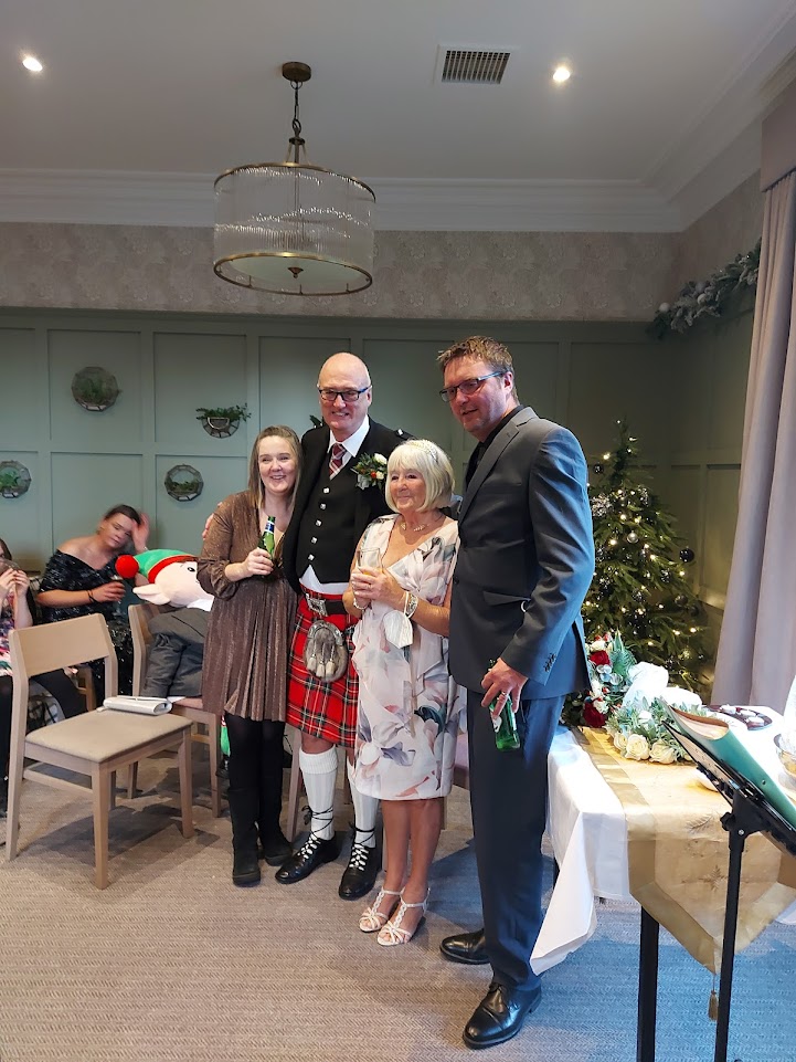 vow renewal ceremony in aberdeen with the celebrant angel humanist weddings aberdeen