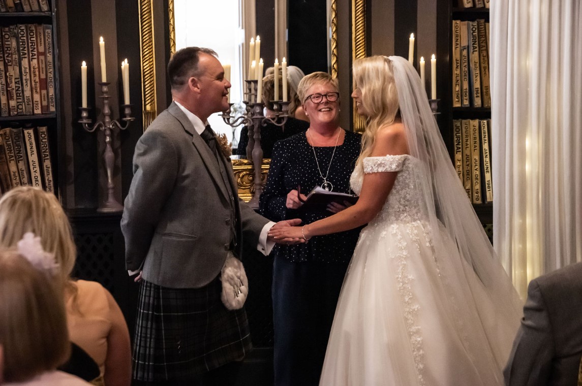 wedding ceremonies aberdeen with the celebrant angel humanist wedding ceremony