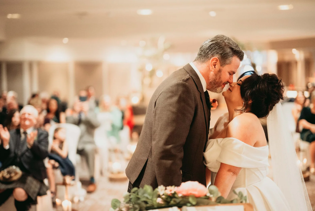 claire and marc's wedding at the marcliffe hotel with mary gibson the celebant angel aberdeen humanist wedding celebrant