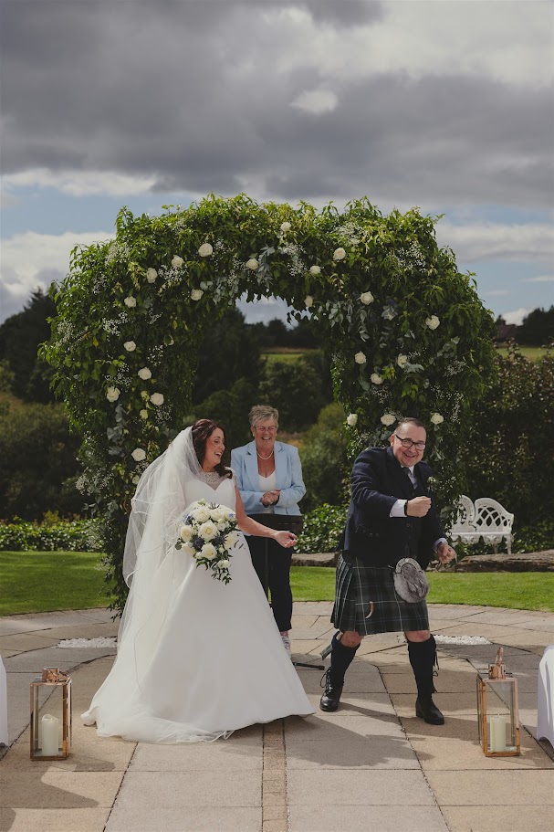 jen and craig jen and craig's wedding at maryculter house hotel aberdeen with mary gibson the celebrant angel aberdeen