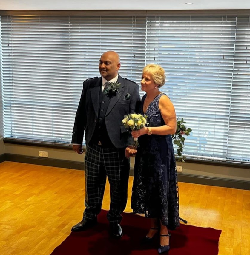 heather and hareen web heather and hareen's wedding at dunavon house with mary gibson the celebrant angel aberdeen