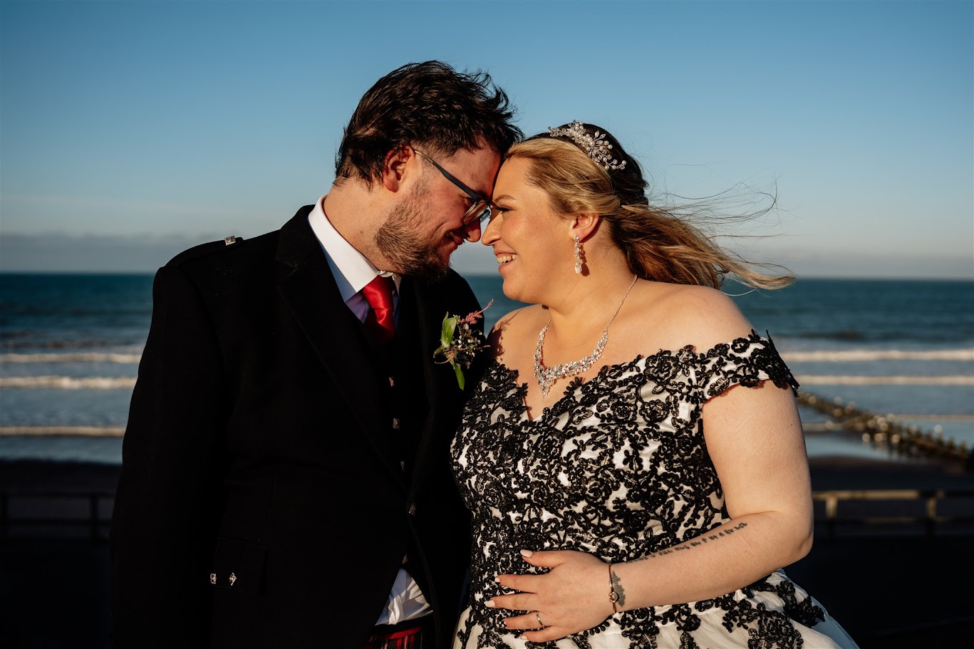Scott Arlow Photography-68 Kim and Daniel's wedding at the Beach Ballroom Aberdeen with Mary Gibson the celebrant angel