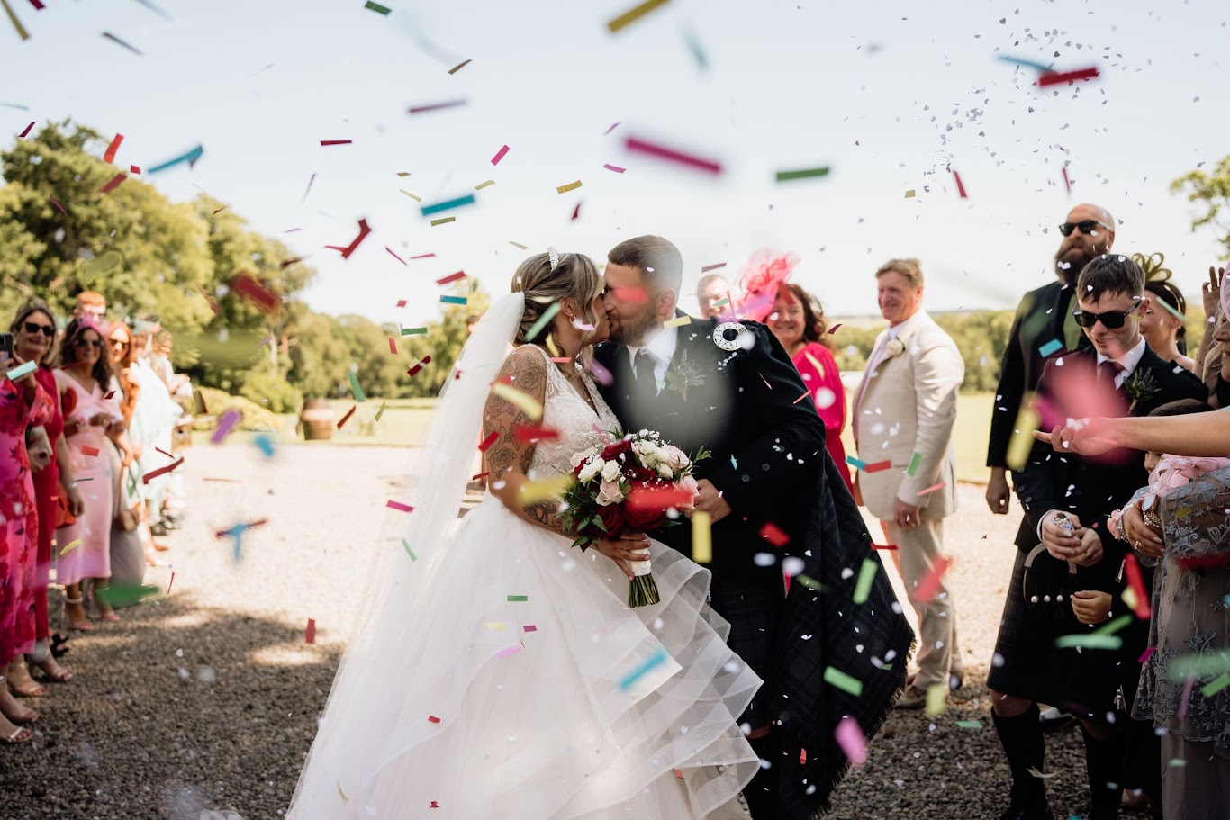 amy and liam's wedding at meldrum house inverurie with mary gibson the celebrant angel aberdeen