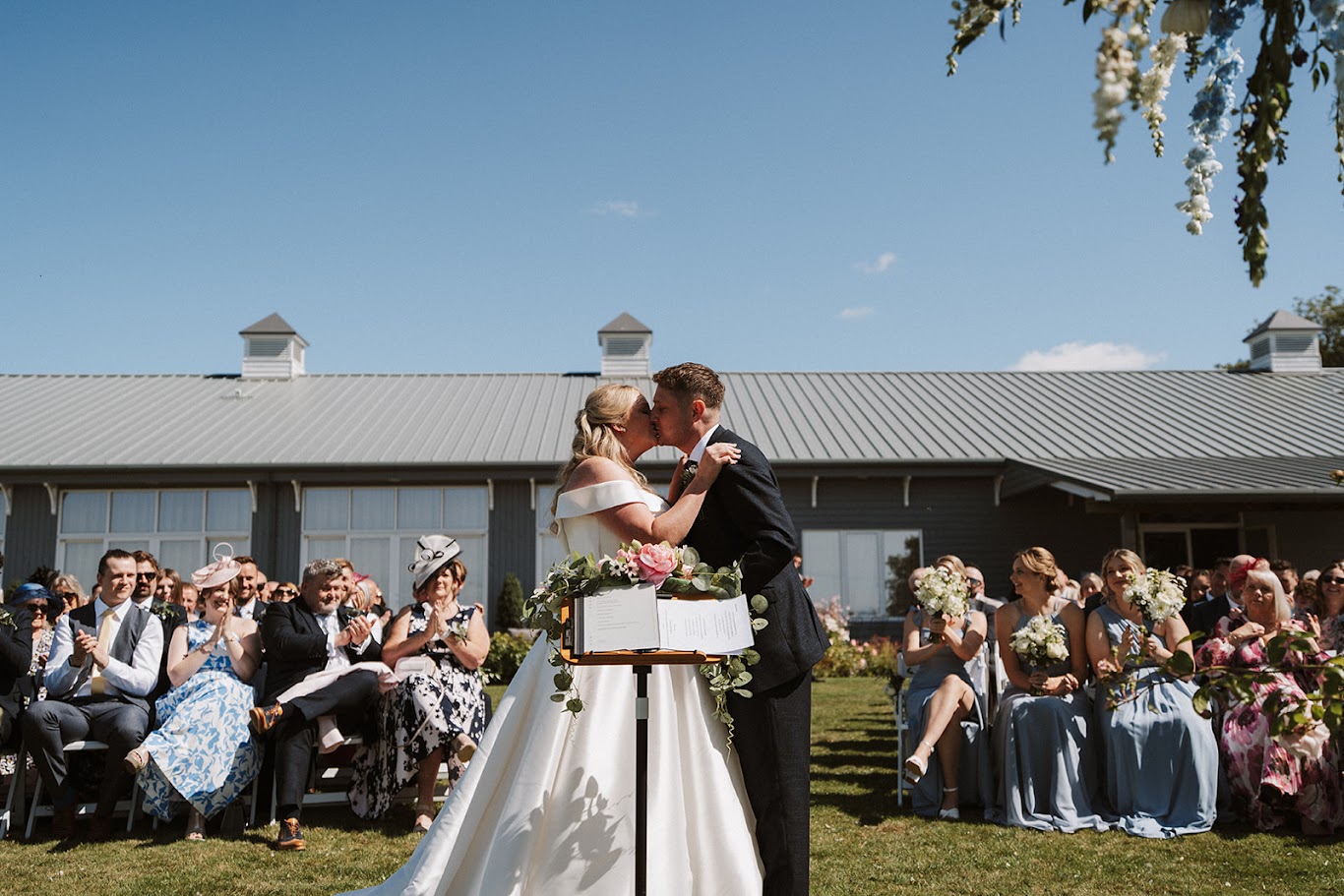 sharna and johnny sharna and johnny's wedding at Barra barn with mary gibson the celebrant angel aberdeen