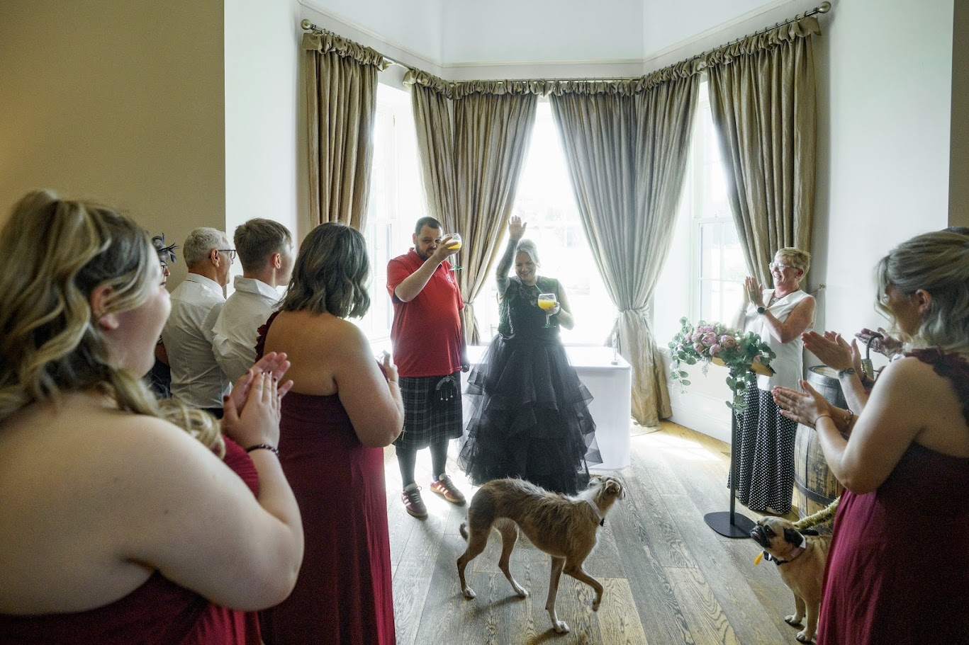 kylie and daniels wedding at banff springs hotel with mary gibson the celebrant angel aberdeen