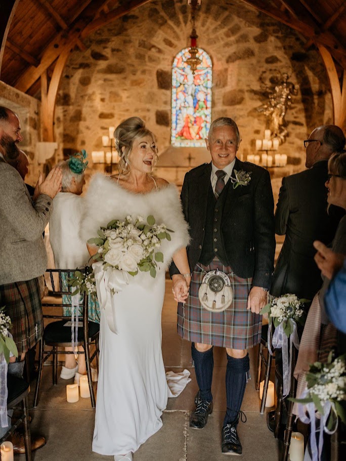 sue and bruce sue and bruce's wedding with mary gibson the celebrant angel aberdeen