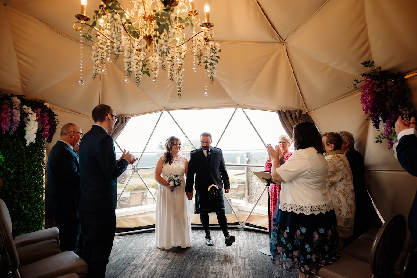 kylie and daniels wedding at banff springs hotel with mary gibson the celebrant angel aberdeen