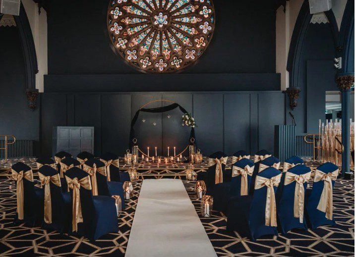a photo of union kirk wedding venue aberdeen on the inside for a wedding with mary gibson the celebrant angel aberdeen