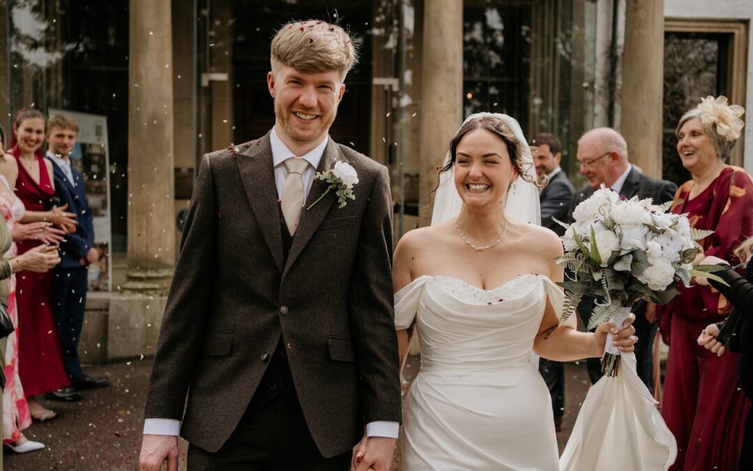 Kara and Liam’s wedding at Norwood Hall