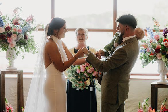 Dean and Ella's wedding at Balchilton Barn in Perth