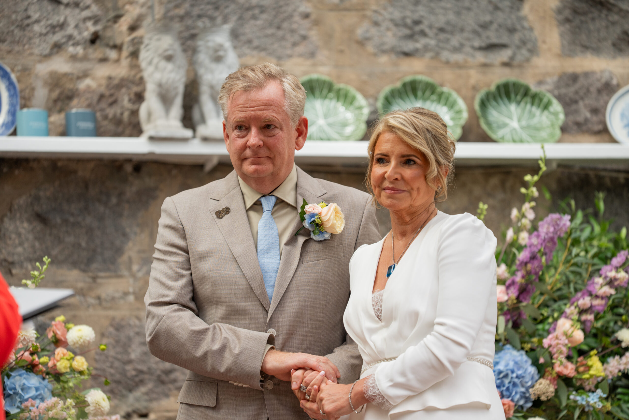 debra and martin's garden wedding