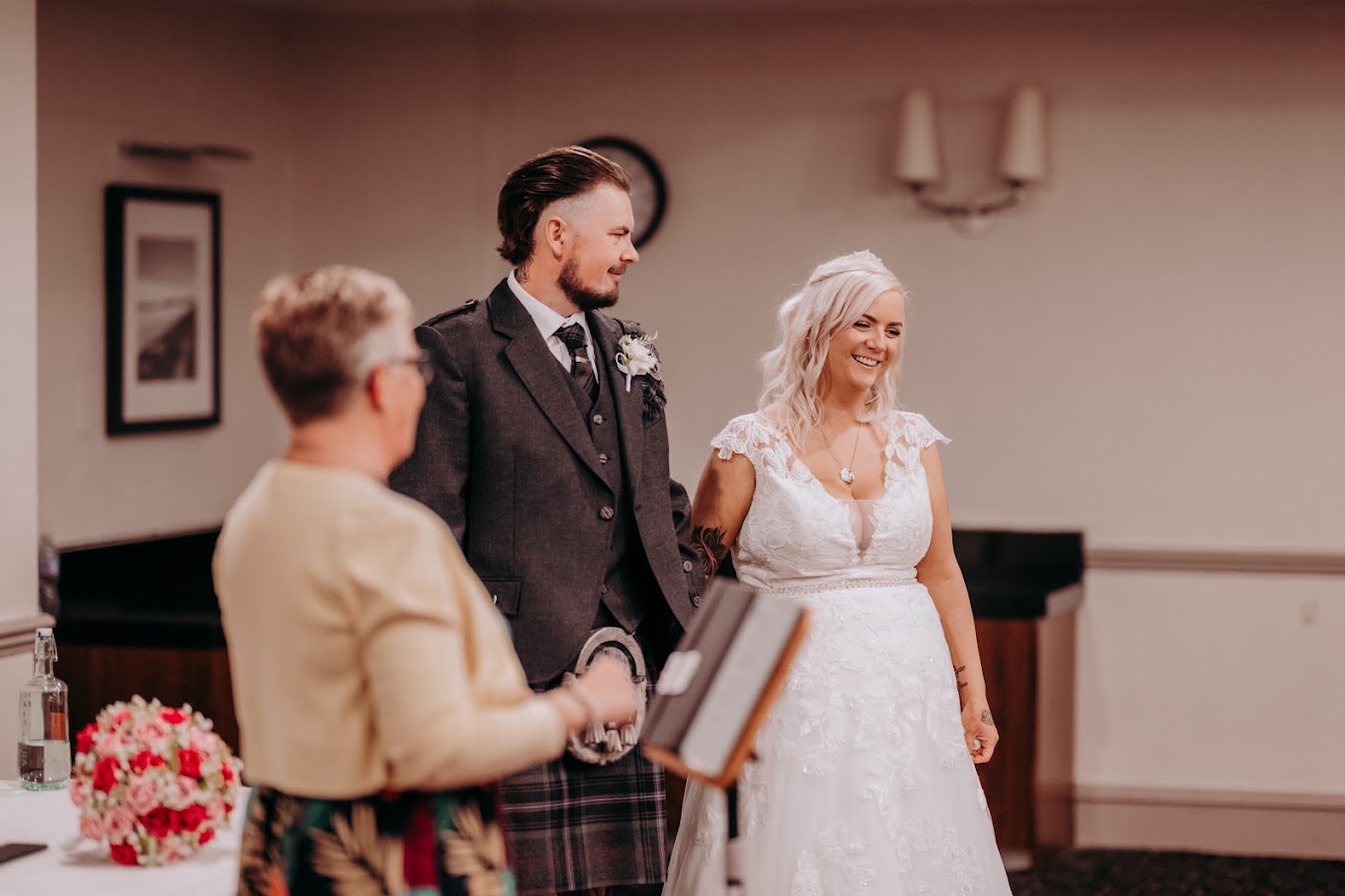 nikki and colin's wedding leonardo hotel aberdeen