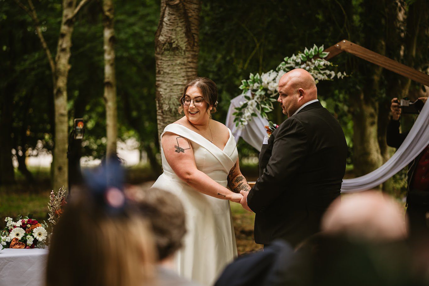Danielle and Calvin's wedding at Riverside Cafe dyne