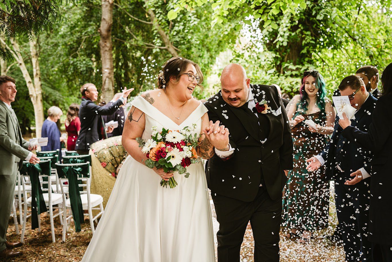 Danielle and Calvin's wedding at The Riverside Cafe in Dyce